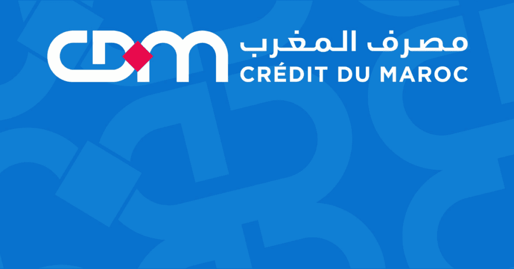 le logo de crédit du maroc