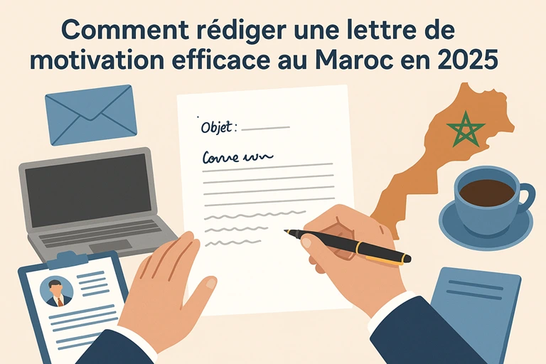 Comment rédiger une lettre de motivation efficace au Maroc en 2025